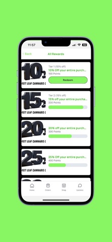 Sweet Leaf Cannabis Co. iPhone screenshot