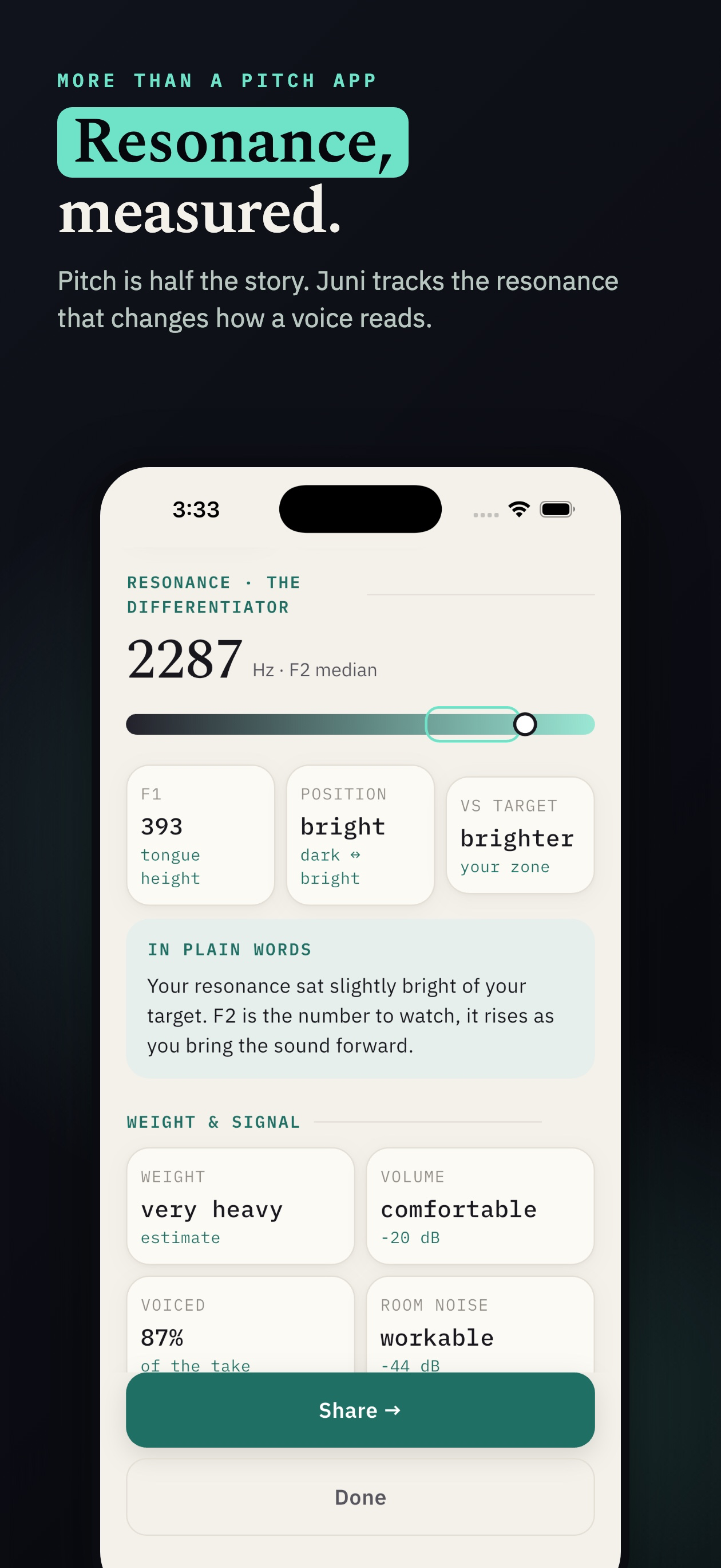 Juni: Voice Training screenshot 3