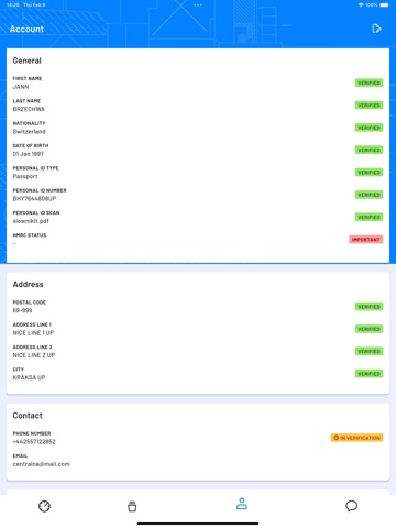 Sovereign Plus iPad screenshot