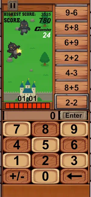 Math Defender: Magic Defense screenshot 2