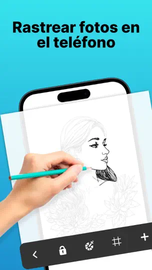 Captura de pantalla de AR Projector Tracing & Drawing en iPhone 5