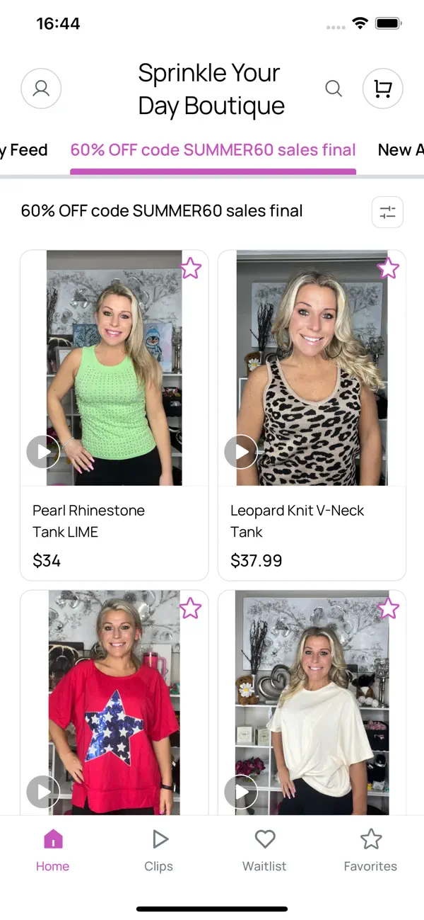 Screenshot #1 pour Sprinkle Your Day Boutique