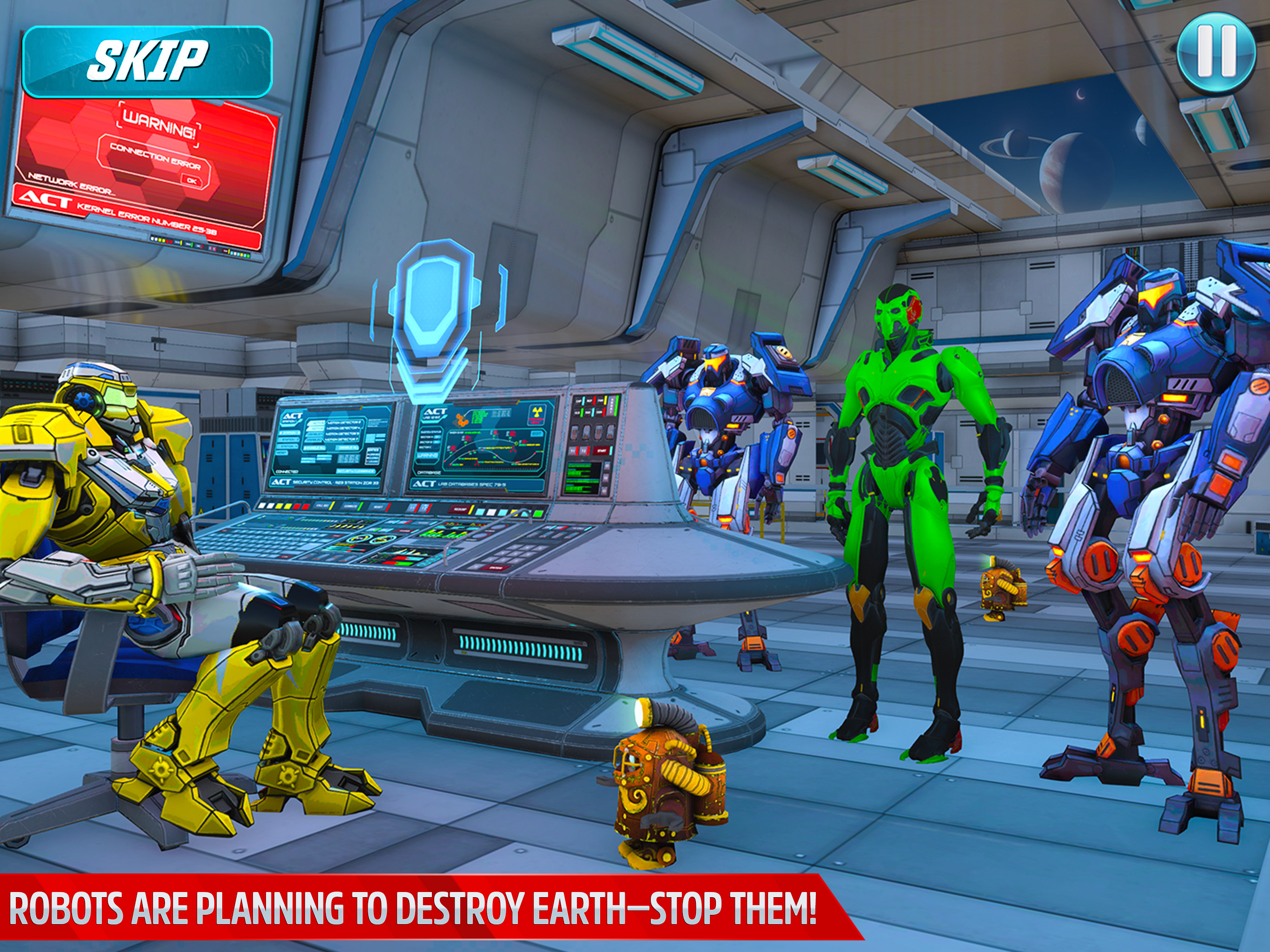 Metal Robots war shooting game