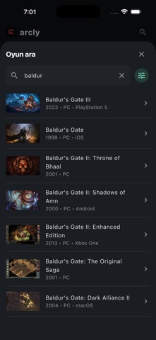 Game Rating - Arcly screenshot