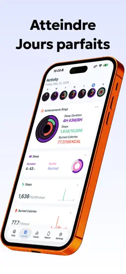 Capture d'écran de StressLess: AI Stress Tracker sur iPhone 5