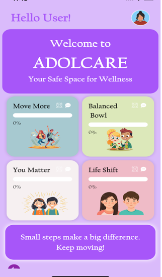 AdolCare App Screenshot 5 of 5