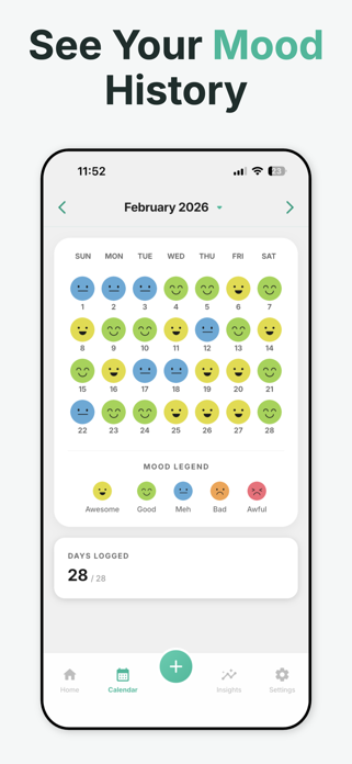 DearMood — Mood Tracker Screenshot 4 of 7