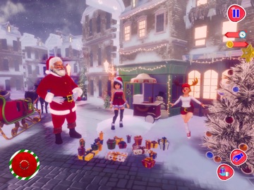 Santa Claus Happy Christmas iPad screenshot