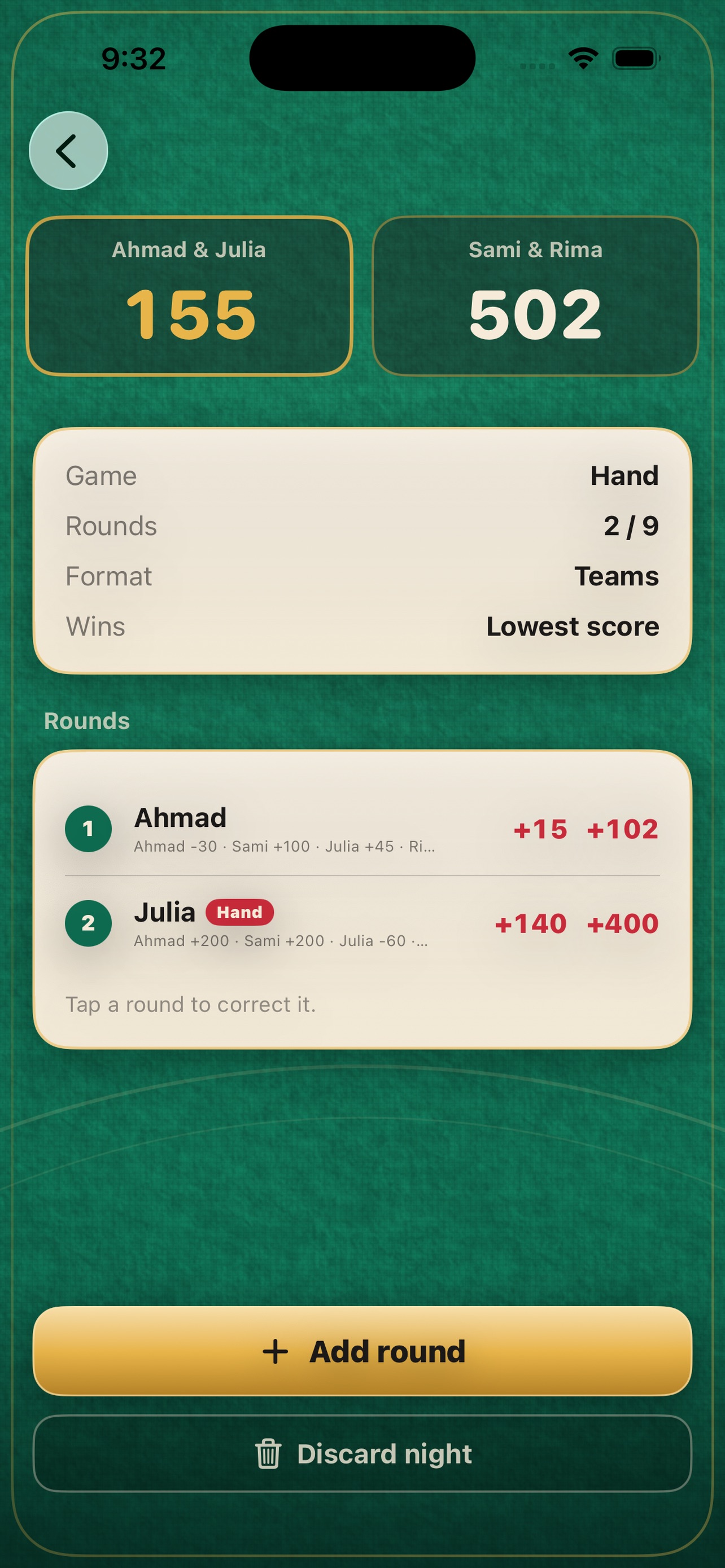 Screenshot 4 of Krooty: Card Game Scores
