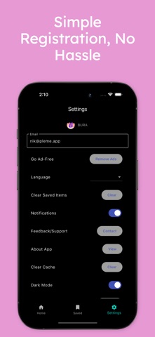 BURA iPhone screenshot