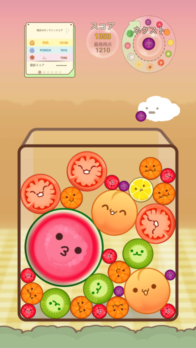 Watermelon Merge Gameのおすすめ画像1