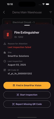 SmartFox ProInspect iPhone screenshot