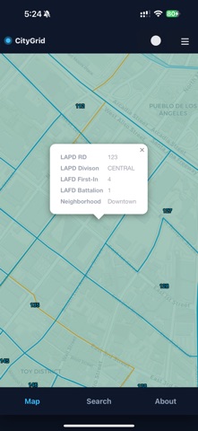 CityGrid - First Responder Map Screenshot 3 of 5