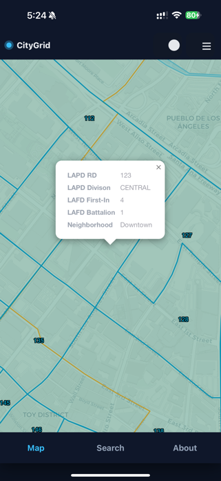 CityGrid - First Responder Map Screenshot 3 of 5