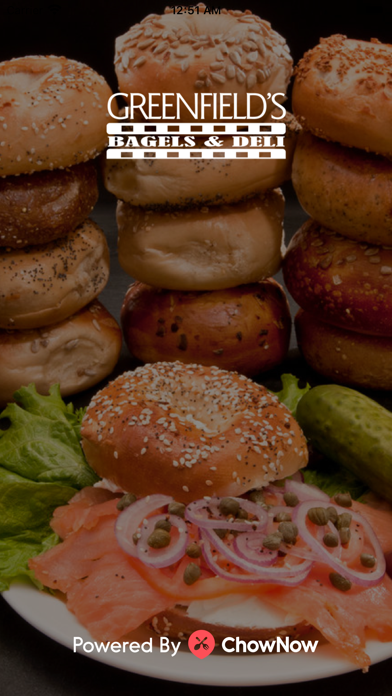 Greenfield's Bagels & Deli iPhone screenshot 1 - Food & Drink app