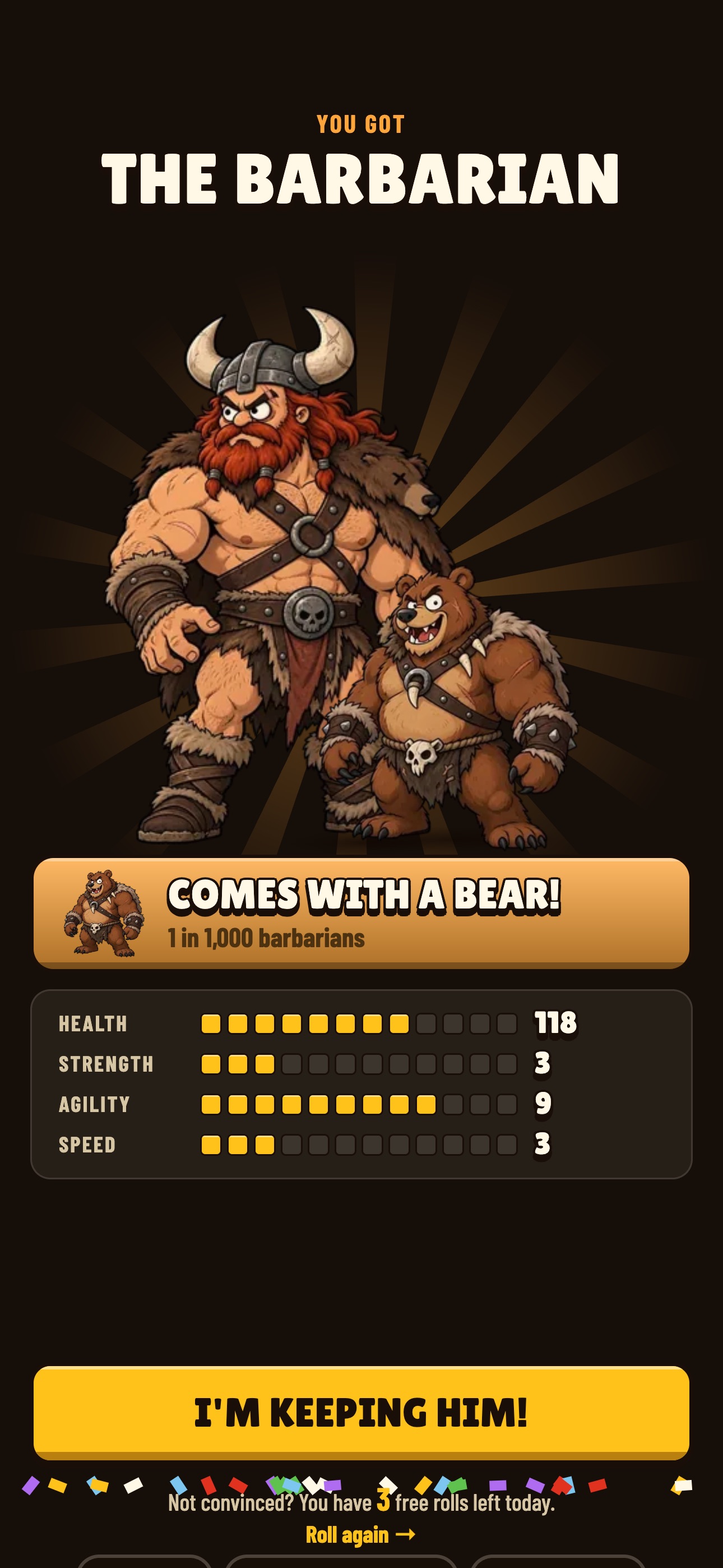 Screenshot 1 of El Bárbaro: Auto Battler