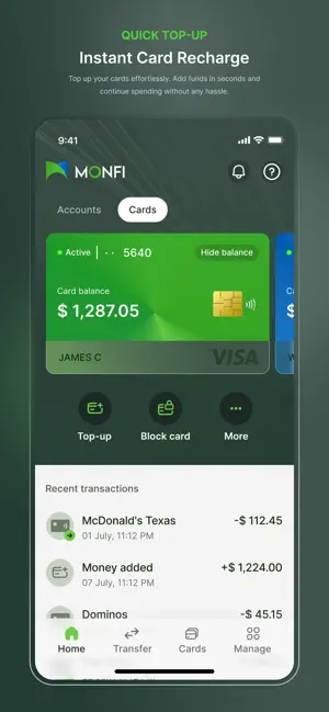 MONFI Digital Bank Ltd screenshot 3