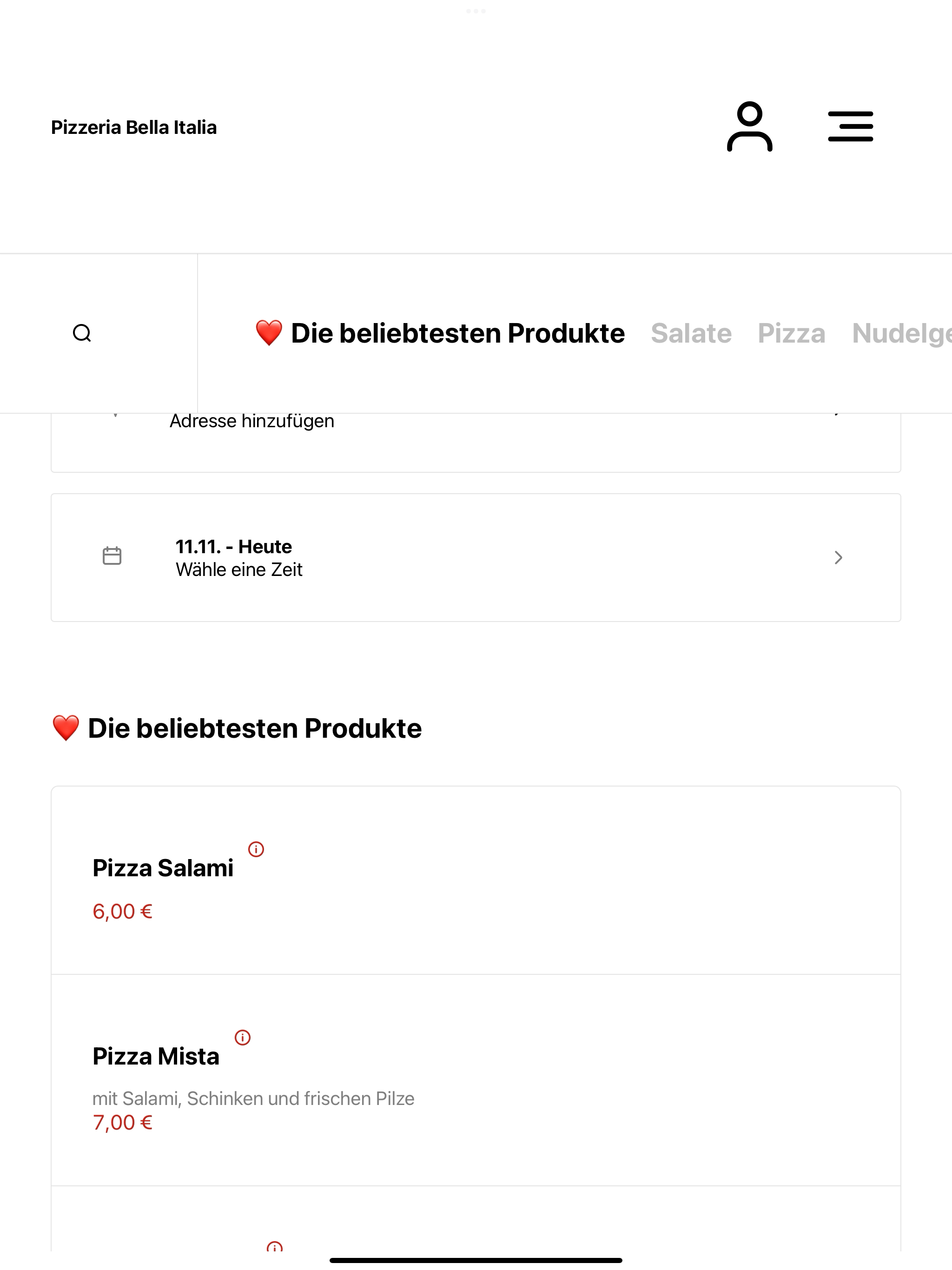 Pizzeria Bella Italia Germany
