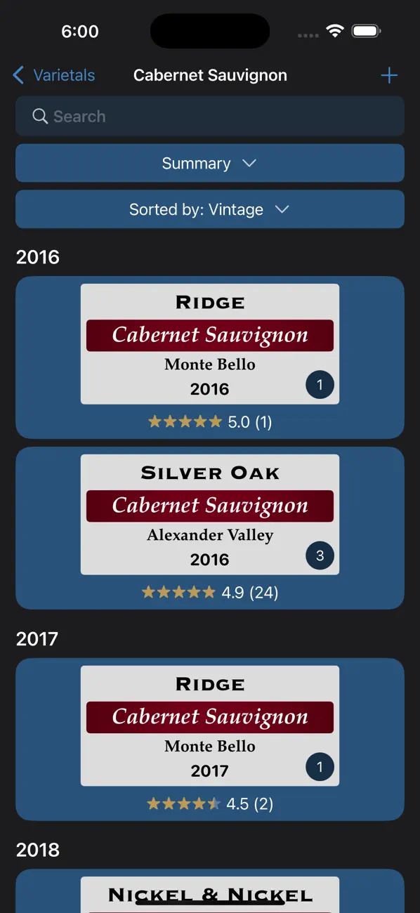 Screenshot #3 pour Bottles - Wine Cellar Manager
