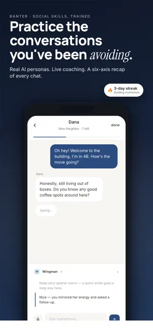 Banter: AI Conversational Gym screenshot 1