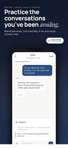 Banter: AI Conversational Gym screenshot