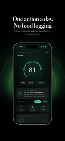 Lean: GLP-1 Muscle Coach iPhone screenshot
