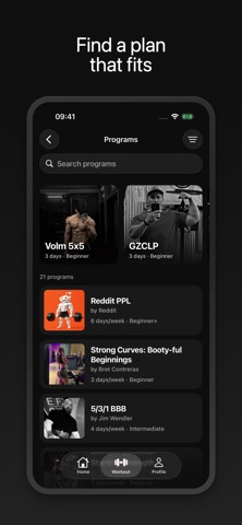 Volm - Gym Workout Tracker Screenshot 2 of 8