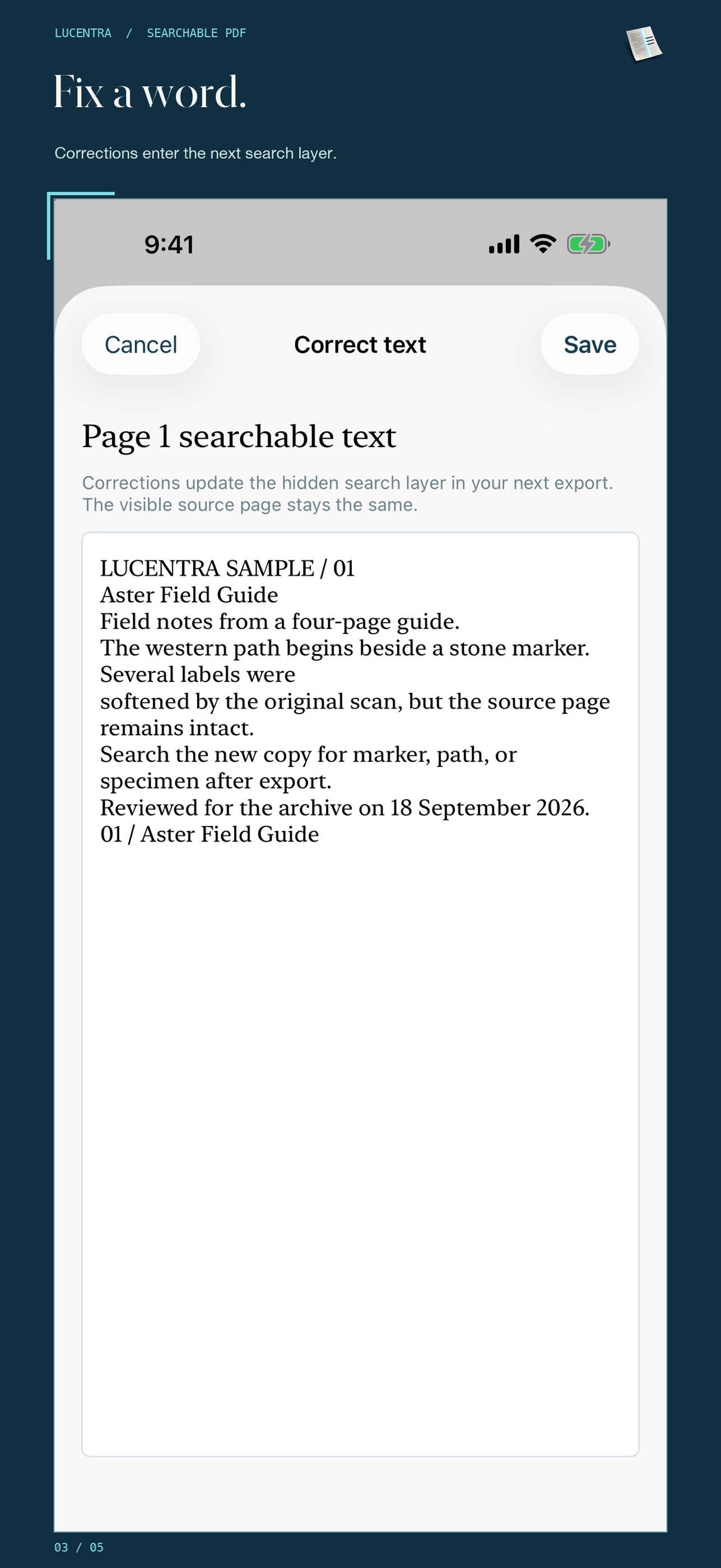 Screenshot 3 of Lucentra Searchable PDF
