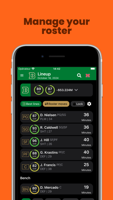 Basketball Legacy Manager 25 Screenshot