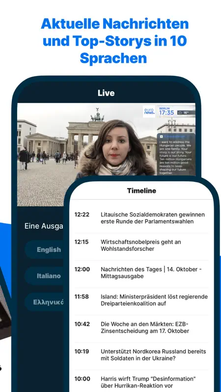 Euronews: World news & live TV screenshot 2 of 6