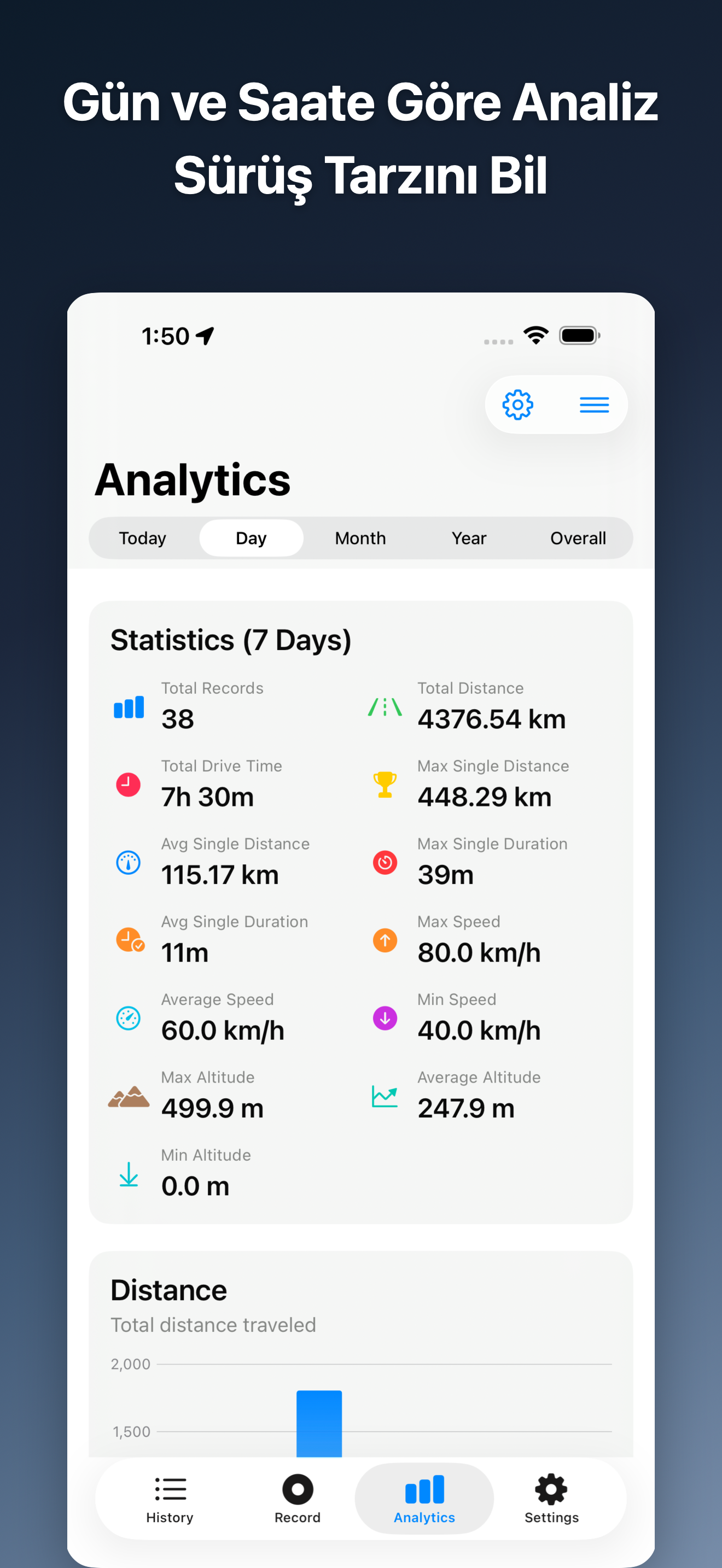 DriveTracker - Driving Log iOS screenshot 4 showing app interface