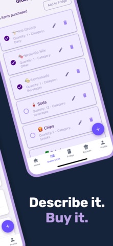 FridgeLog screenshot