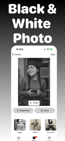 Photo to Sketch: PicInk iPhone screenshot