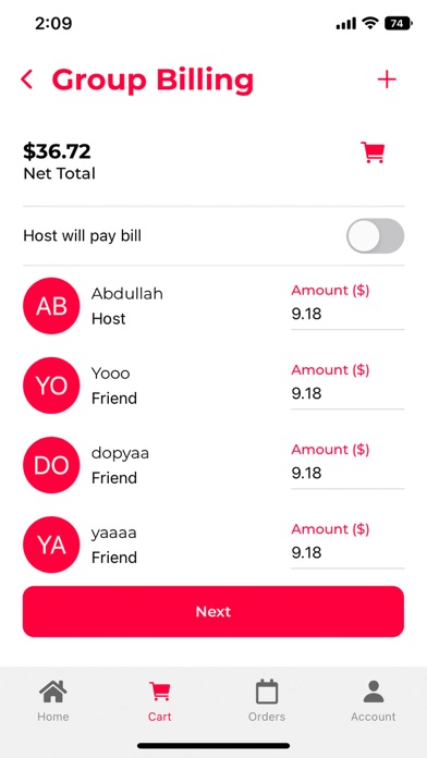 Dine App (US) Screenshot