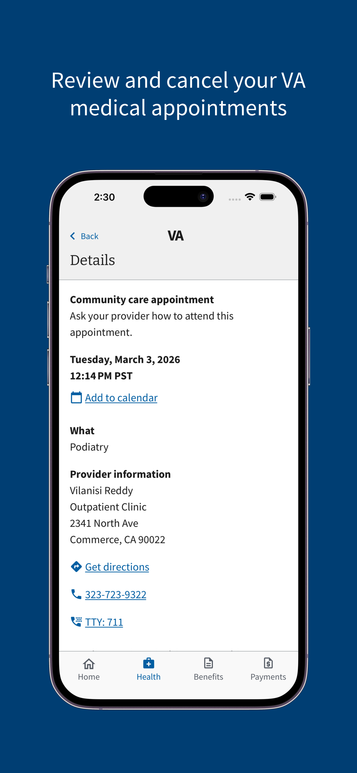 VA: Health and Benefits screenshot 4