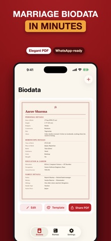 Marriage Biodata Maker: Rishta Screenshot 4 of 5