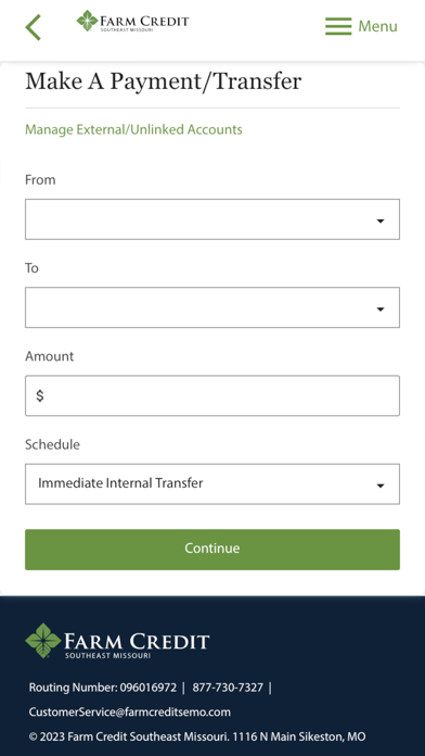 Farm Credit Screenshot
