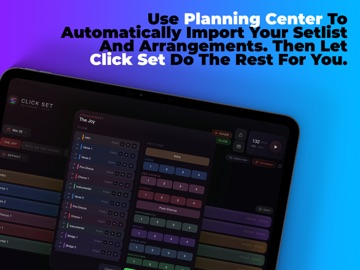 Click Set iPad screenshot