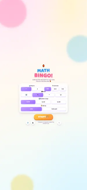 Math Bingo: Lô Tô screenshot 3