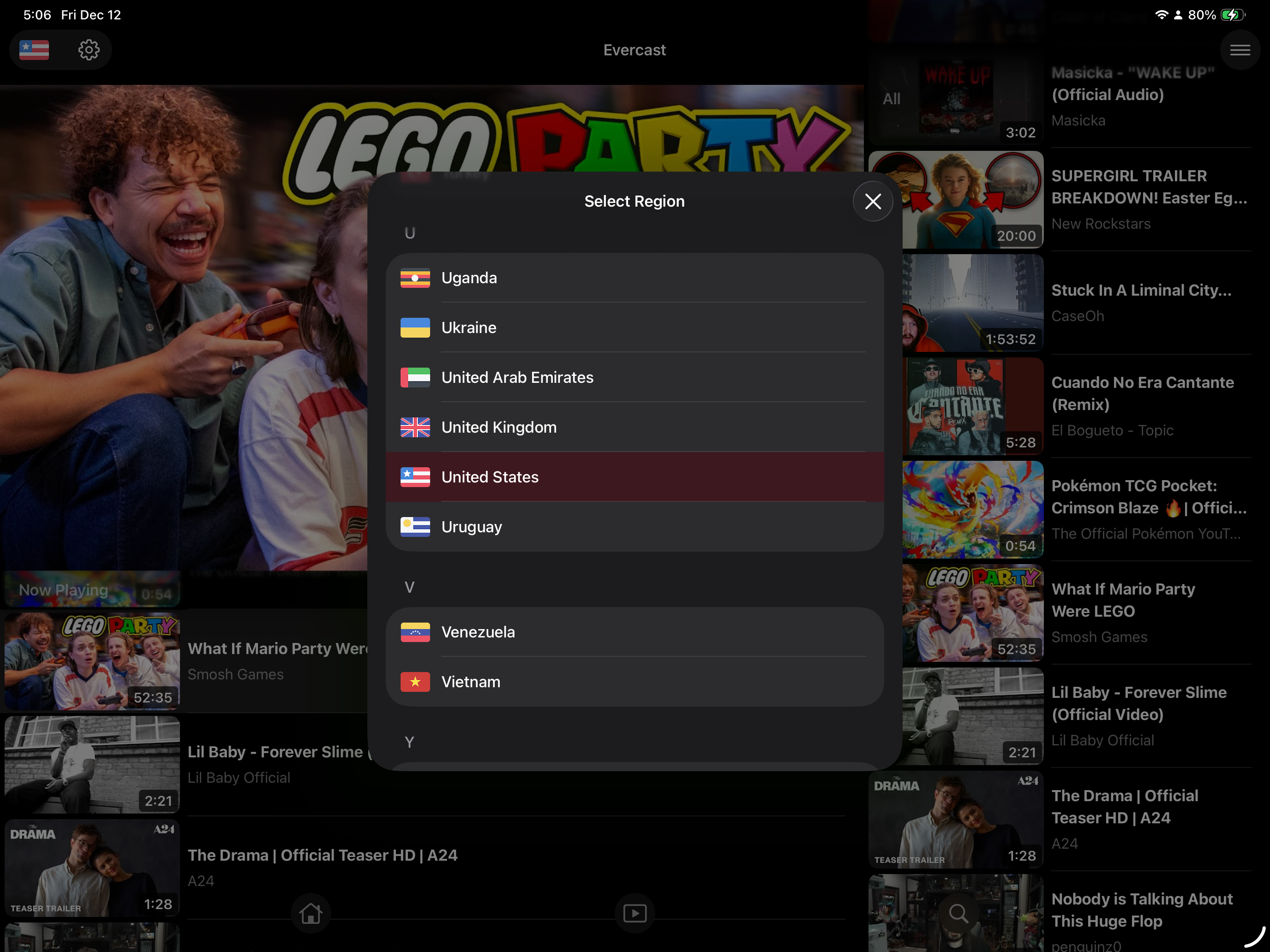 Evercast - Video Player