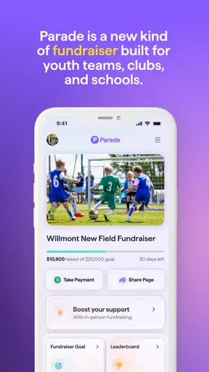 Parade Fundraising screenshot 1