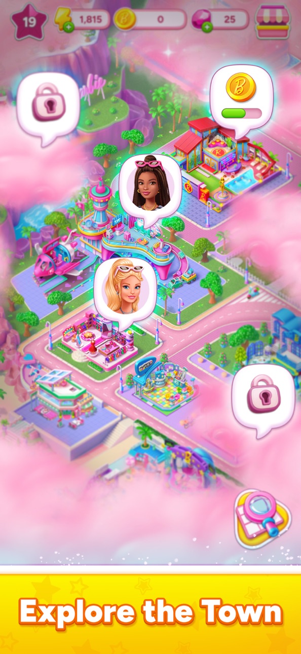 Barbie™ Merge Mystery iOS Mod IPA screenshot 7 - iOS game interface