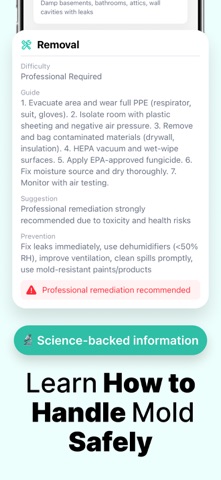 Mold Identifier: AI Inspection Screenshot 3 of 4