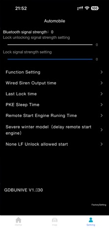 Car BLE Key iPhone screenshot