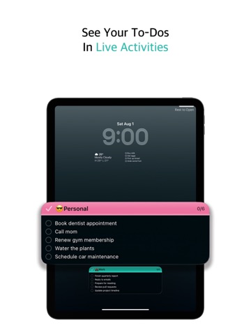 Swish: Simple Todo Folders iPad screenshot