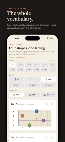Drop2: Jazz Guitar Ear Trainer Screenshot 6 of 9
