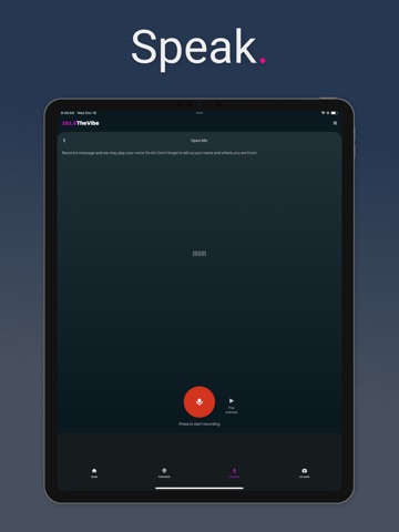 Tampa Bay's 101.5 The Vibe iPad screenshot