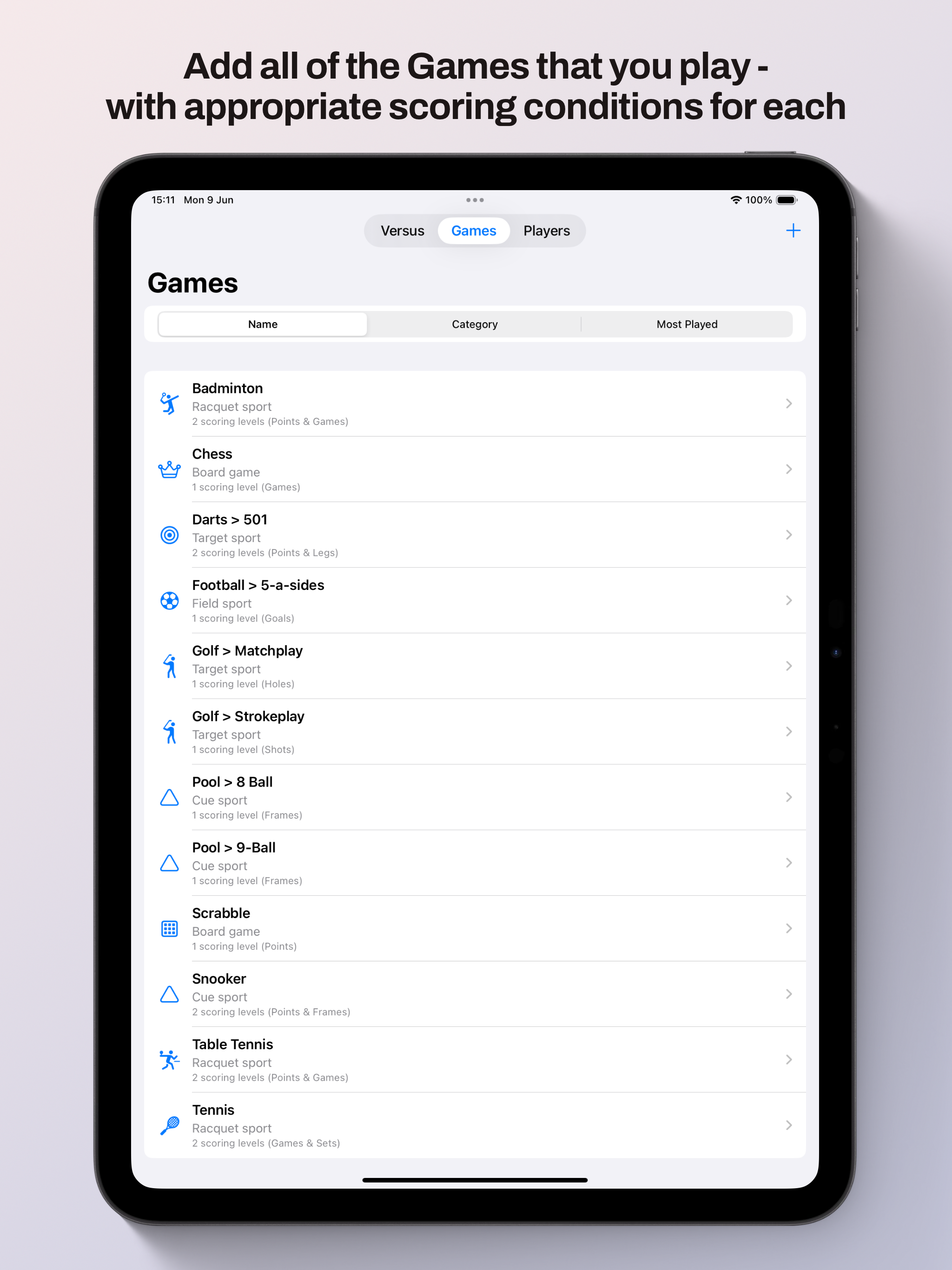 VERSUS: Scorekeeper screenshot 10