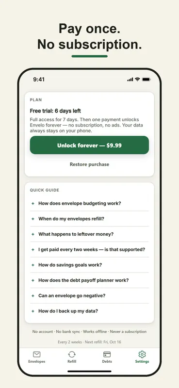 Envelo: Cash Stuffing Budget screenshot 6 of 6