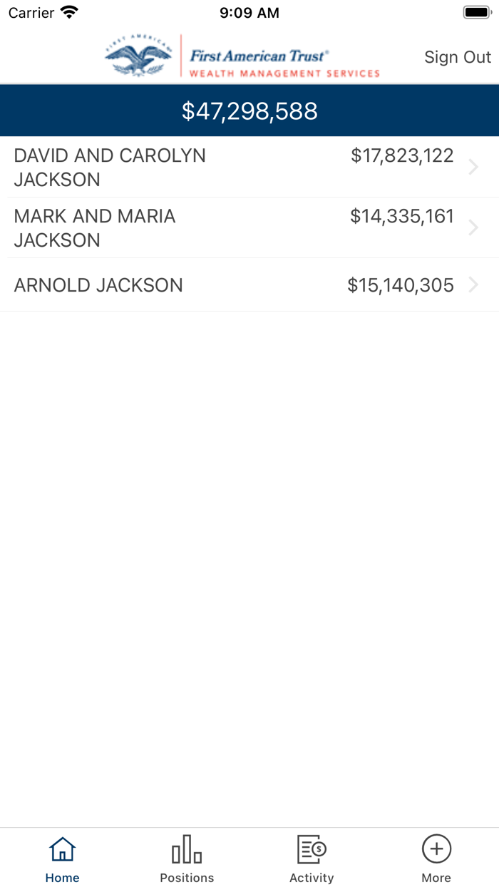 First American Trust–WM Access